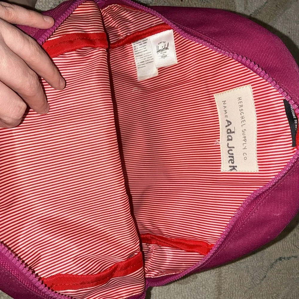 Herschel Pink Purple Backpack‎ Rucksack Sports School Small Mini